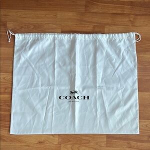 Coach White Dust Bag